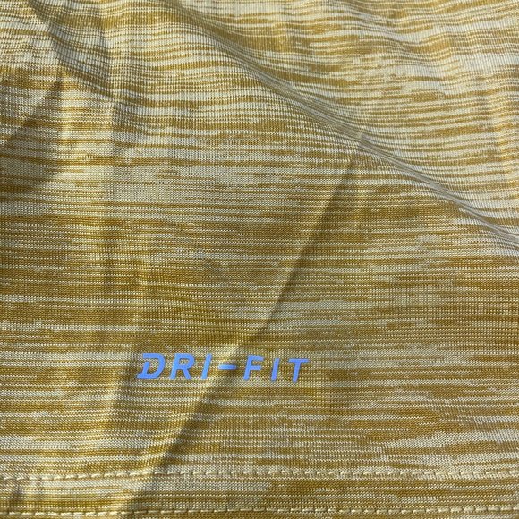 Nike Milwaukee Brewers Authentic Collection Velocity Practice Shirt Gold Mens XL - Picture 8 of 8